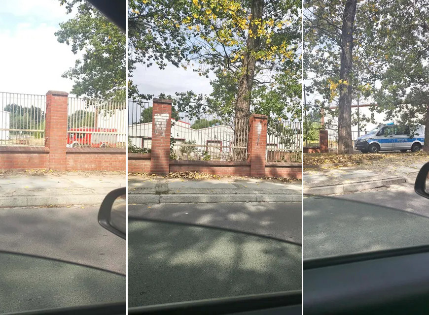 Interwencja strażaków przy ulicy Wałbrzyskiej w Strzegomiu [FOTO] 